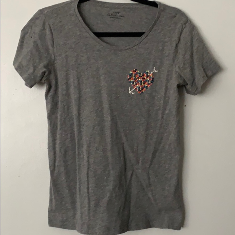JCREW GRAY T SHIRT